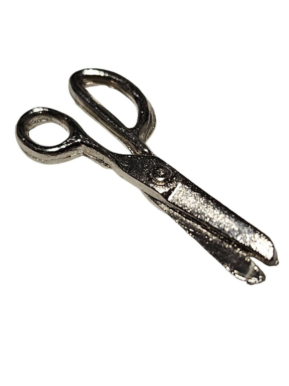 Miniature Silver Tone Scissors Pendant Charm Jewelry Crafting Necklace Bracelet